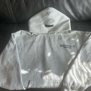Essentials Light Gray Hoodie